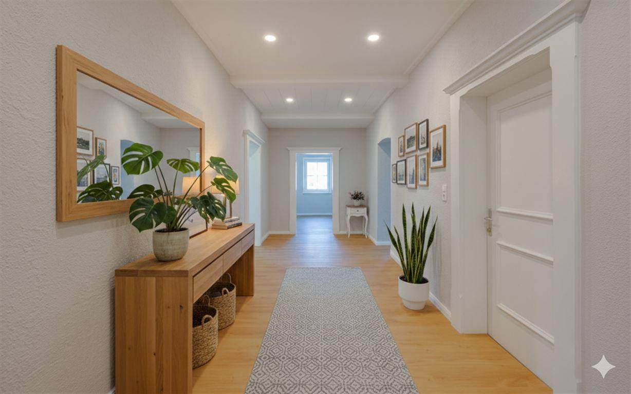 Wohnung 2 – Vorraum, Einrichtungsvorschlag